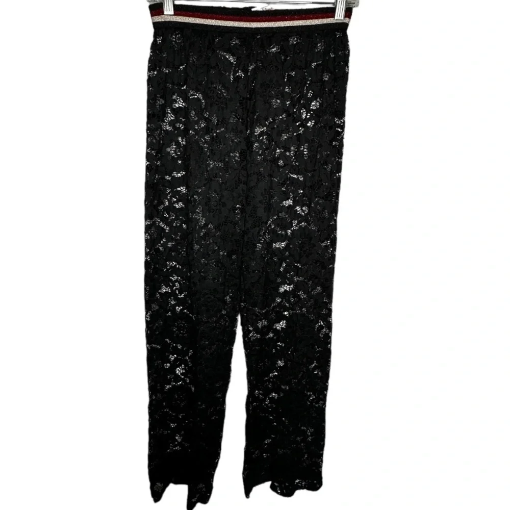 Luli Fama‎ Black Lace Pants